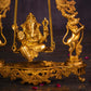 Traditional Brass Jhula Ganesha