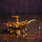 Elegant Brass Diya Stand With Bells