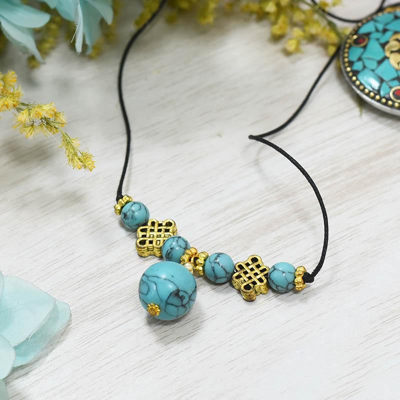 Splendid Turquoise Blue Neckpiece