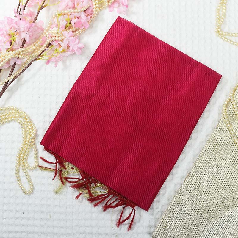 Beautiful Banarasi Silk Pink Dupatta