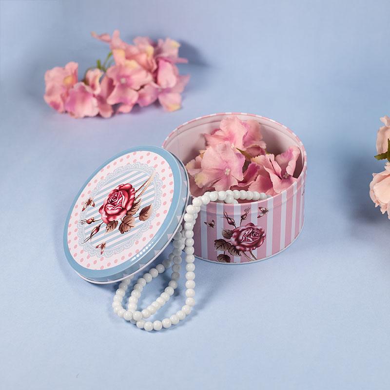 Flora Round Tin Boxes (Set of 3)