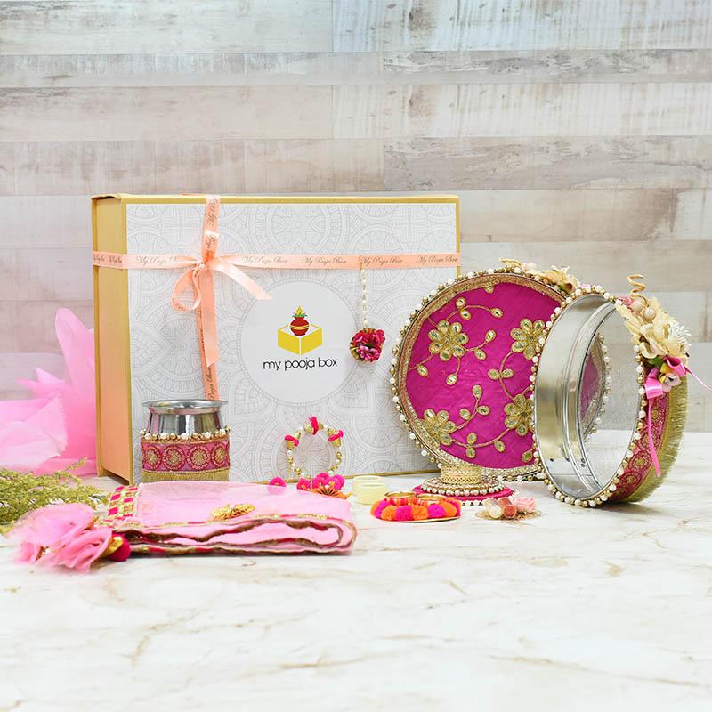 Pink Camellia Bridal Box