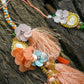 Peach Silver Coin Bhaiya Bhabhi Rakhi (Set Of 2)