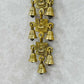 Antique Brass 13 Bell Wall Hanging With Laxmi Figurine