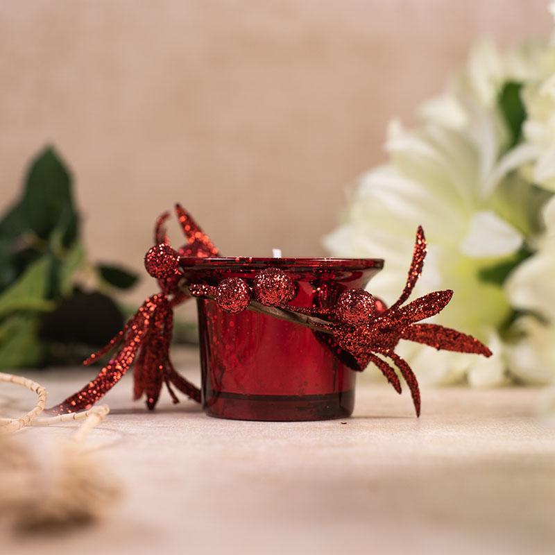 Floral Decorative Candle