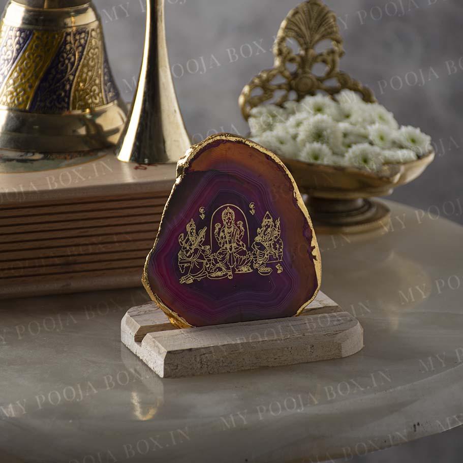 Alluring Laxmi Ganesh Saraswati Showpiece