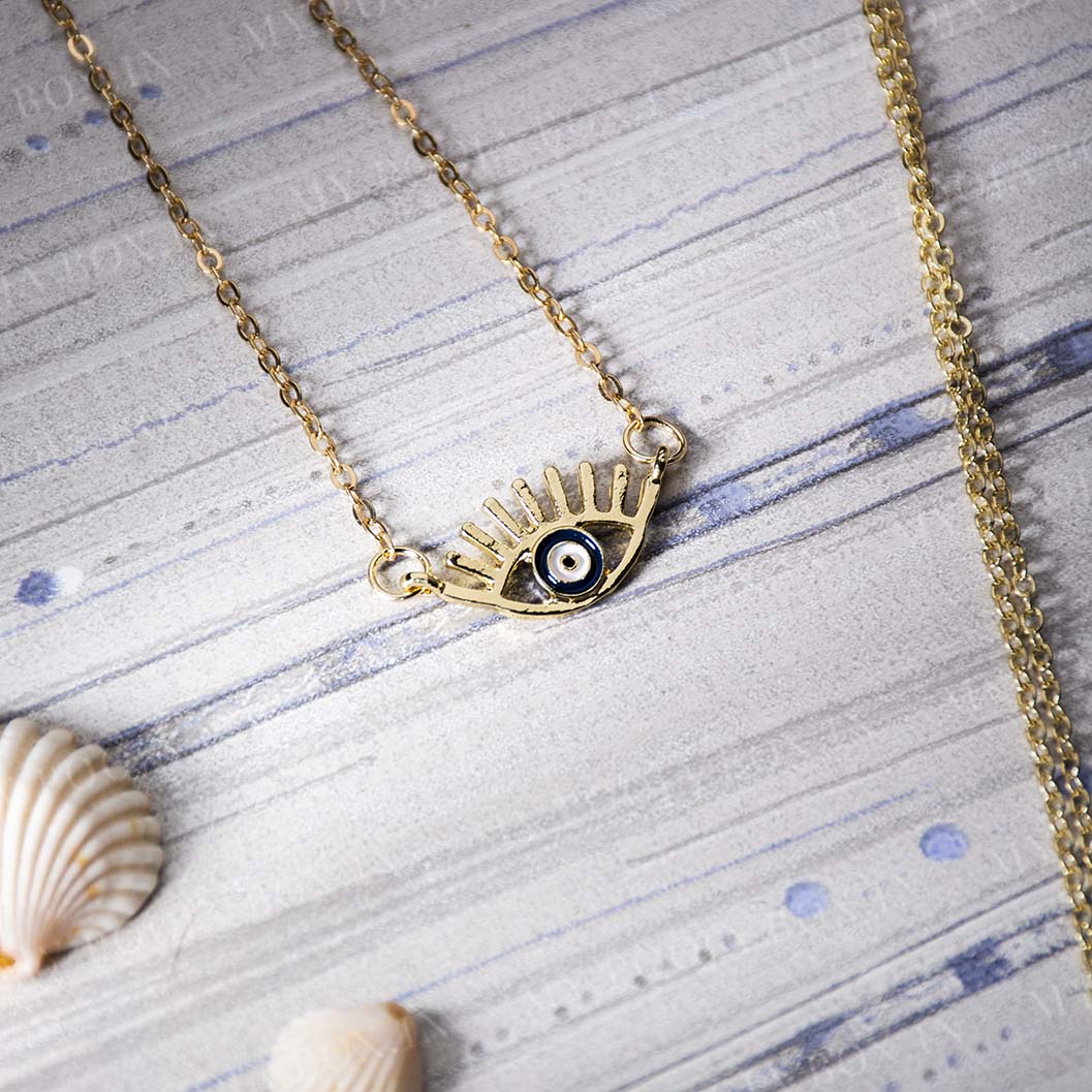 Black Magic Protection Evil Eye Pendant Necklace