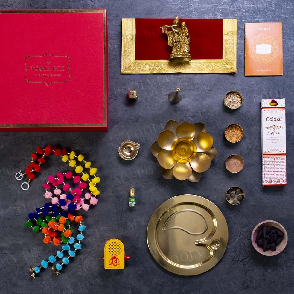 My Radha Krishna Pooja Box