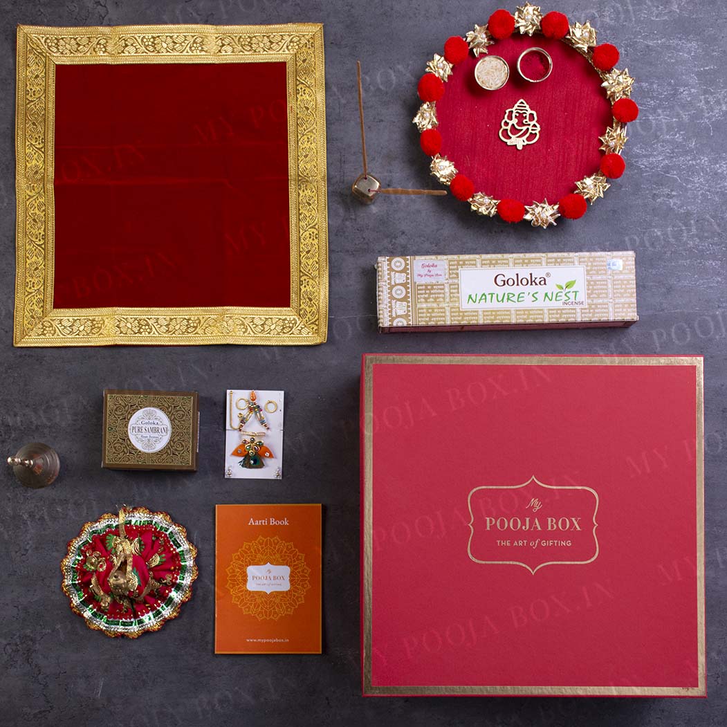 My Janmashtami Box with Laddu Gopal (Large)