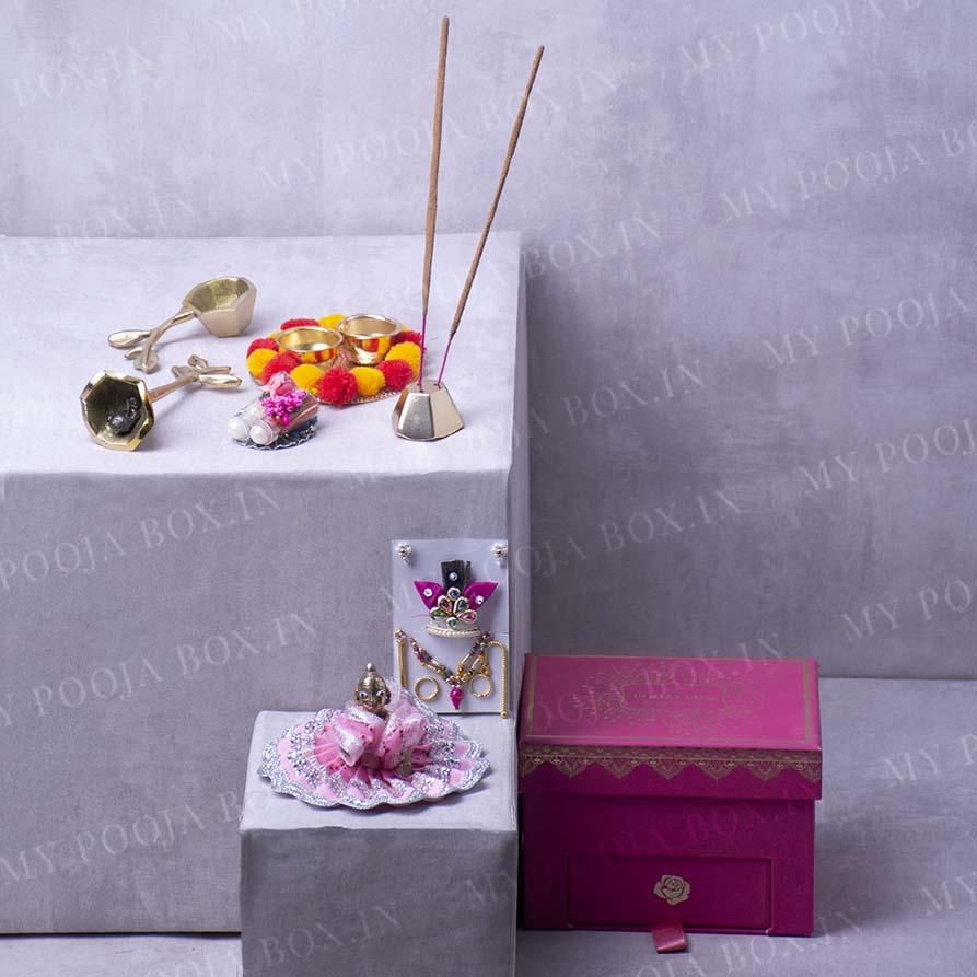 Petite Janmashtami Box with Laddu Gopal (Small)