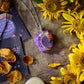 7 Chakra Amethyst Crystal Pendant/Necklace