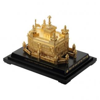 24K Gold Foil Golden Temple Window