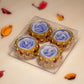 Blue Flower Candle