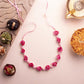 Adjustable Light Pink Rose Blossom Garland