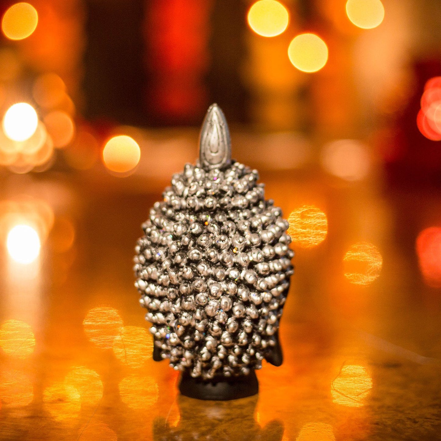 Serene Buddha Head Figurine