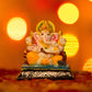Sitting Lord Ganesh Murti for Decor Dashboard Showpiece