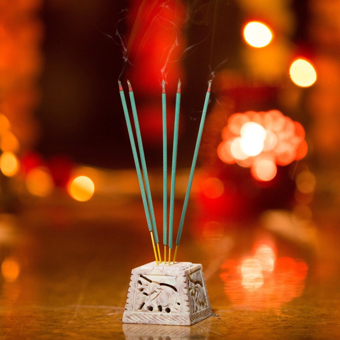 Elegant Multipurpose Marble Incense Stick Holder in Trapezium Shape
