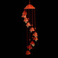Stunning Handcrafted Ceramic Red Wind Chime