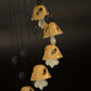 Exquisite Handmade Ceramic Yellow Wind Chime