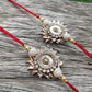 Fancy Jewel Gota Patti Rakhi Set of 2
