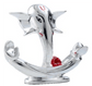 Silver Plated Flower Ganesha