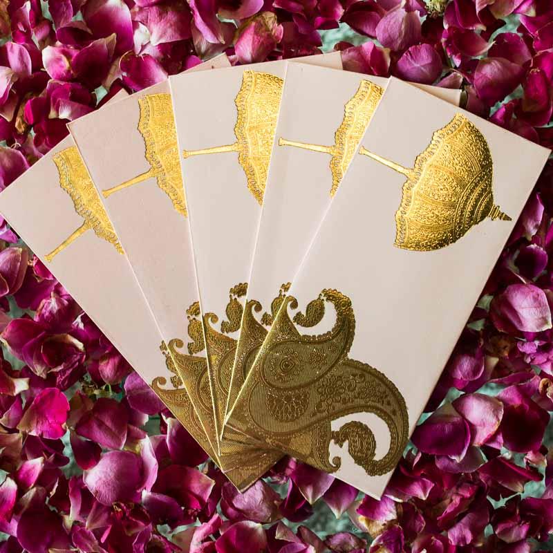 White Shagun Envelope (Pack of 5)