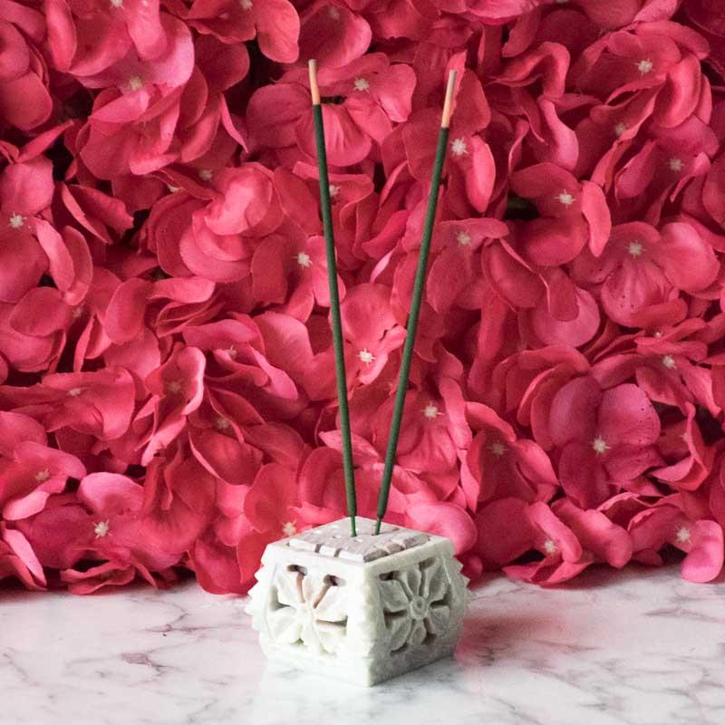 Floral Lattice Work Multi-purpose Incense Stick Holder