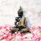 Exquisite Buddha Idol & Multipurpose Incense Holder with Incense Sticks