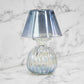 Pristine Silver Glass Candle Holder