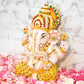 Traditional Studded Ganesha Idol
