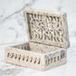 Stunning Marble Trinket Box with Lattice Work