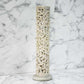 Handcrafted White Marble Leaf Motif Incense Stick Holder