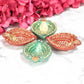 Handcrafted Colorful Earthen Diyas Lamps