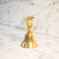 Exquisite Handmade Floral Brass Candle Holder