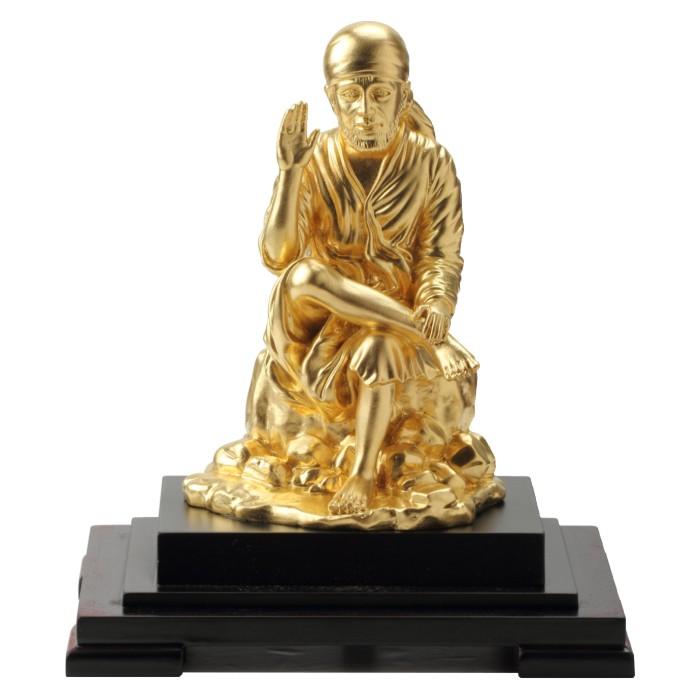 24K Gold Foil Sai Baba