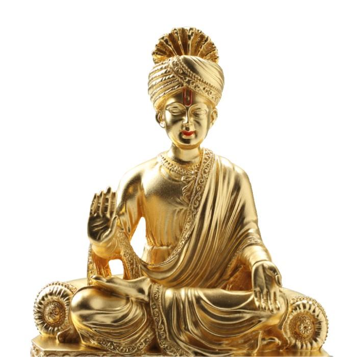 24K Gold Foil Swami Narayan