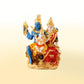 24k Gold Foil Shiv Parivar With Base