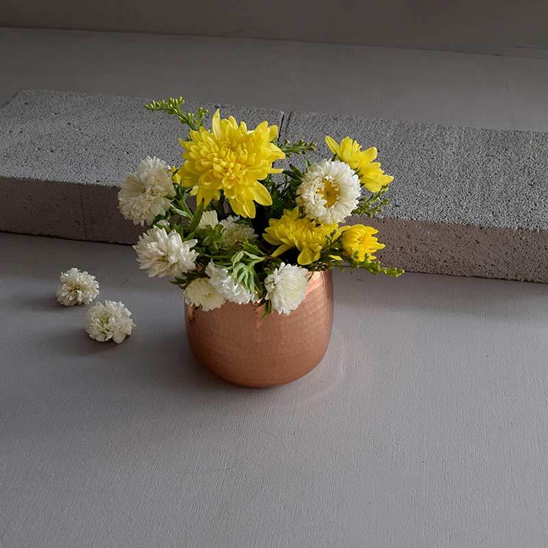 Exquisite Copper Viola Vase