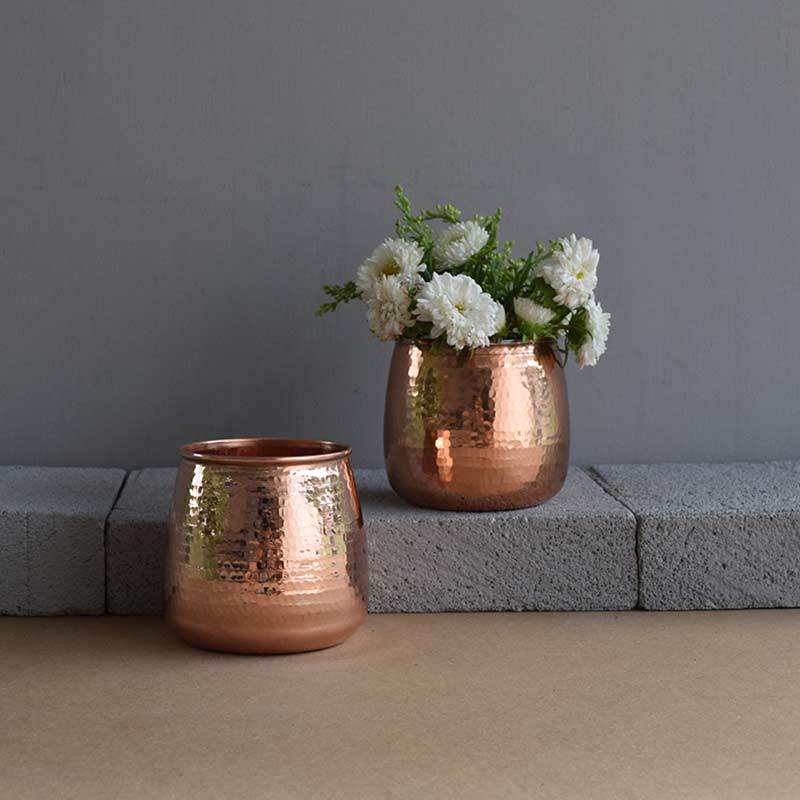 Exquisite Copper Viola Vase