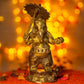 Antique Brass Umbrella Ganesha Idols
