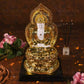Antique Golden And White Buddha Statue Idols