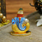 Artistic Multicolour Dashboard Ganesha Idol