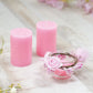 Beguiling Pink Scented Pillar Candle Set Of 3