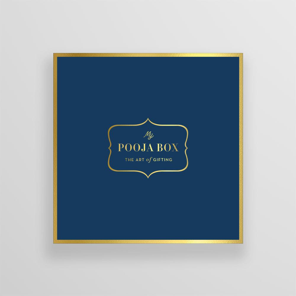 Large Blue Gift Box