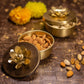 Brass Zahra Nut Case ( Set Of 2 ) Home Decor