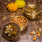 Brass Zahra Nut Case ( Set Of 2 ) Home Decor
