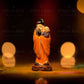 Colourful Feng Shui Fuk Luk Sau Clay Statue