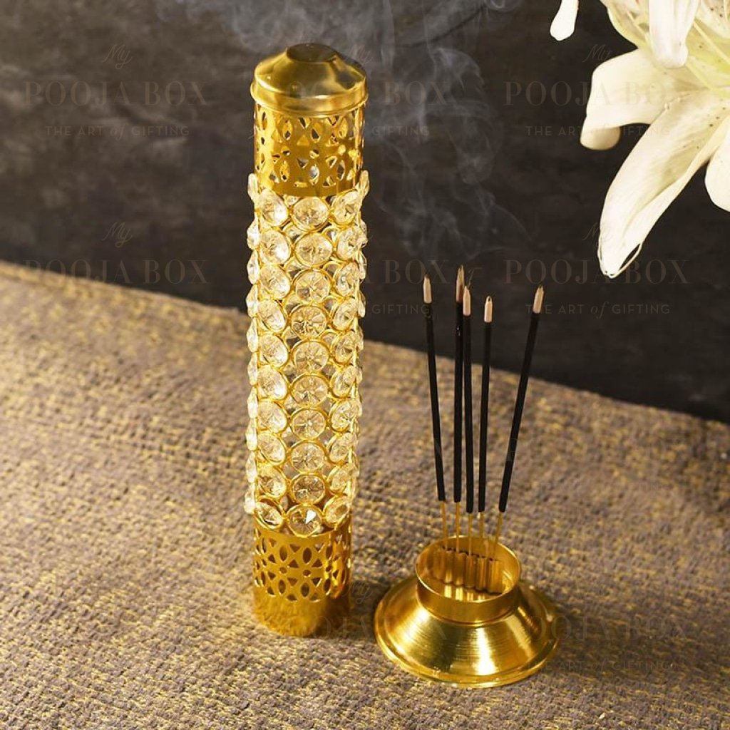 Crystal 3D Incense Holder