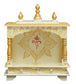 White & Gold Rajasthani Pooja Mandir