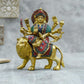 Decorative Colourful Brass Durga Idol Idol